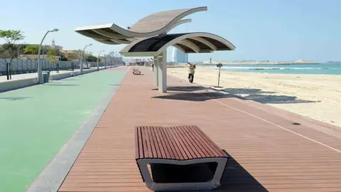 Una imagen de la playa de Jumeirah.