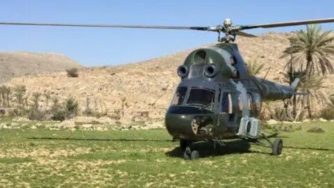 Un helicóptero de rescate en EAU. (Policía de EAU)