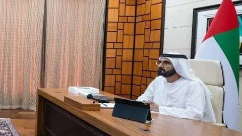 El jeque Mohammed bin Rashid Al Maktoum, vicepresidente de EAU y gobernante de Dubai. (WAM)