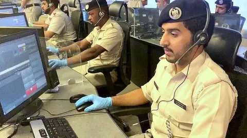 La Policía ha permanecido plenamente activa durante toda la crisis del coronavirus, (WAM)