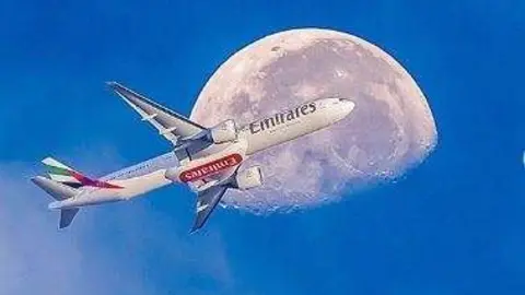 Una bonita imagen de un avión de Emirates. (web emirates.com)