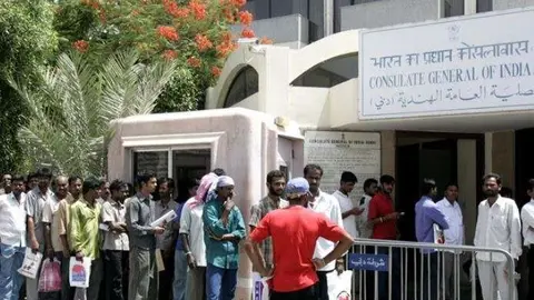 Una imagen del Consulado indio en Dubai. (Gulf News)