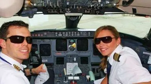 Pilotos de Emirates Airline.