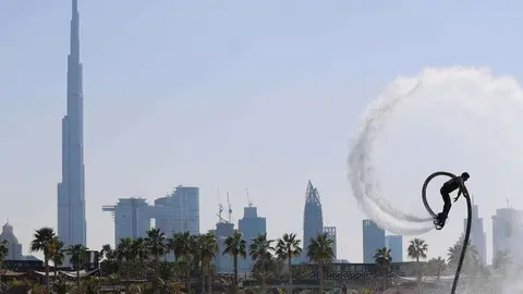 Una imagen de una playa de Dubai. (Dubai Media Office)