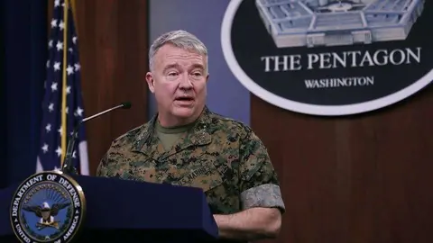 El jefe del Comando Central del Ejército de Estados Unidos, Kenneth Mackenzie. (Al Arabiya)