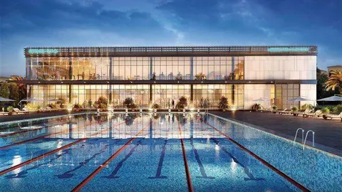 El nuevo centro de bienestar y ocio de Jumeirah Park contará con una piscina olímpica. 