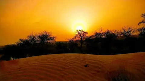 Una imagen del desierto de Emiratos Árabes Unidos. (EL CORREO)