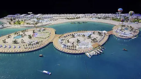 Una imagen de la RTA de Sunset Promenade, nueva playa en Dubai.