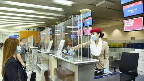 Una imagen de la Terminal 3 en el Aeropuerto Internacional de Dubai. (Emirates)
