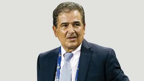 El entrenador colombiano Jorge Luis Pinto.