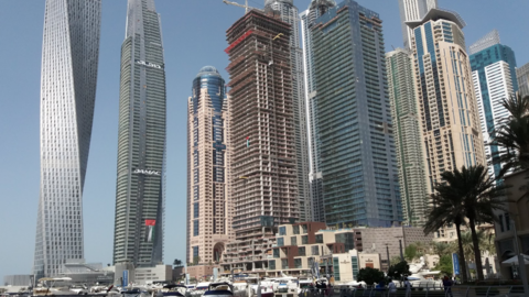 Una imagen de Dubai Marina. (EL CORREO)