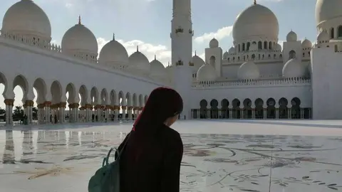 Gran Mezquita Jeque Zayed de Abu Dhabi. (EL CORREO)