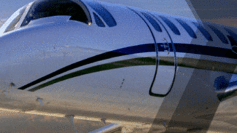 Un jet privado. (Gulf Wings)