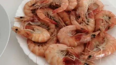 Un plato de gambas. (EL CORREO)
