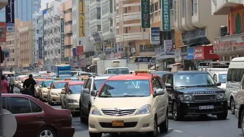 Taxis en Deira. (EL CORREO)