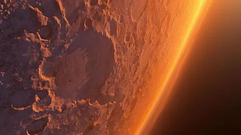 Una imagen del planeta Marte.