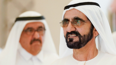 Una imagen del gobernante de Dubai. (Twitter)