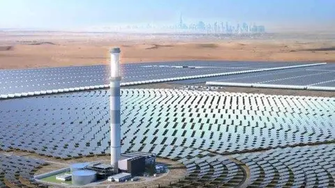 La torre solar más alta del mundo en Dubai.