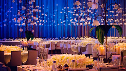 Un salón de bodas en EAU. (Instagram)