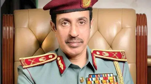 El mayor general jeque Sultan bin Abdullah Al Nuaimi, comandante en jefe de la Policía de Ajman. (WAM)