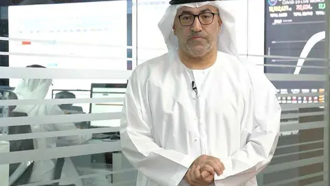 Rahman bin Mohammad bin Nasser Al Owais, ministro de Salud y Prevención de Emiratos Árabes Unidos. (WAM) 
