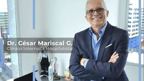El especialista médico ecuatoriano César Mariscal ha desarrollado en Guayaquil una incansable y exitosa lucha contra el coronavirus. (Fuente externa)