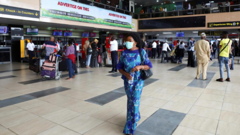 Aeropuerto internacional Murtala Mohammed en Lagos, Nigeria. (Reuters)