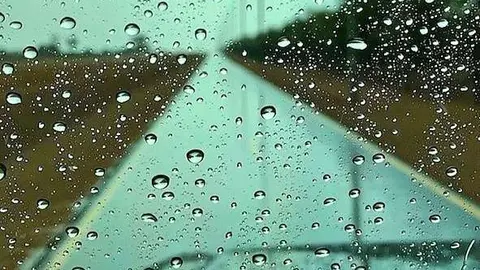 La lluvia, siempre bienvenida en Emiratos Árabes. (Instagram)