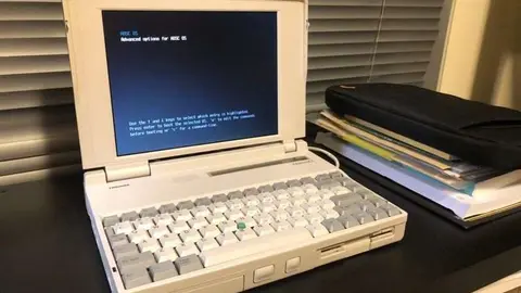 Toshiba T4900CT, un viejo y legendario ordenador portátil. (Fuente externa)