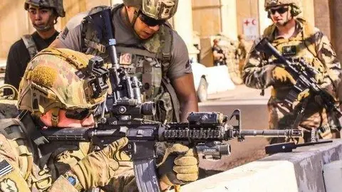 Soldados de EEUU en Irak.