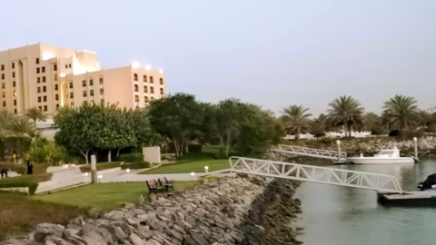 Un muelle deportivo en Abu Dhabi. (EL CORREO)