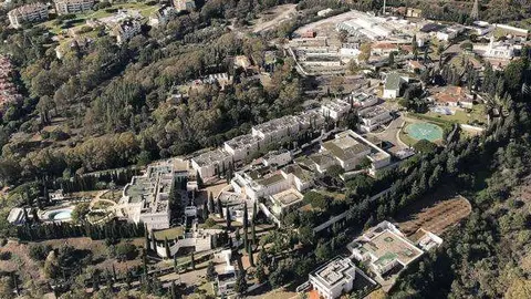 Vista aérea del complejo real de Abu Dhabi en Marbella. (Diario Sur)