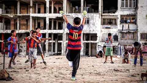 Una foto ganadora de un certamen anterior y que fue tomada en la ciudad de Gaza.