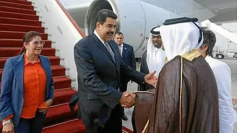Nicolás Maduro, presidente de Venezuela, en una visita a Qatar.