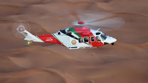 Helicóptero de Rescate. (WAM)