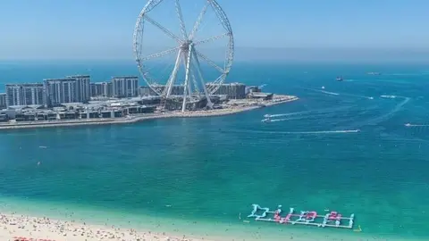 La noria de Dubai es la más alta del mundo.