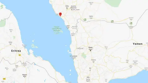 Localización de Shuqaiq en Arabia Saudita. (Google Maps)