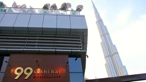 99 Sushi Bar se encuentra situado en el corazón de Dubai junto al Burj Khalifa. (EL CORREO)