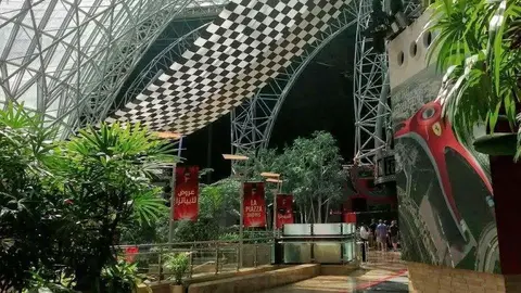 Ferrari World en Yas Island de Abu Dhabi. (EL CORREO)