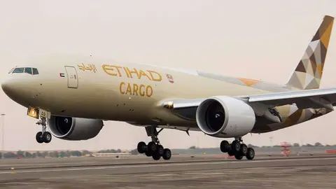 Una avión de Etihad Airways. (Twitter)