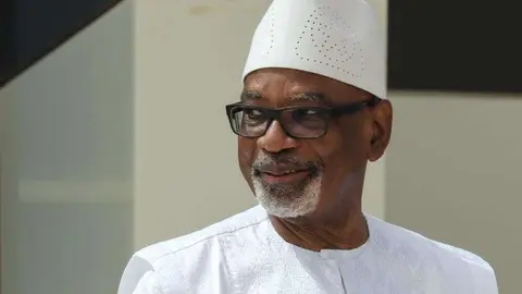 El derrocado expresidente de Mali, Ibrahim Boubacar Keit. (Twitter)