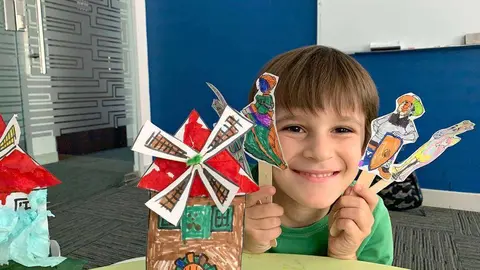 Los niños pasarán una gran tarde el jueves en UCAM Dubai. (EL CORREO)