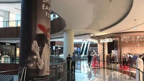 Dubai Media Office difundió imágenes del lugar restaurado.