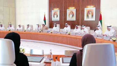 Una reunión del Gobierno de EAU de 2020. (WAM)