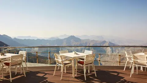 El restaurante en la cima de Jebel Jais. (WAM)
