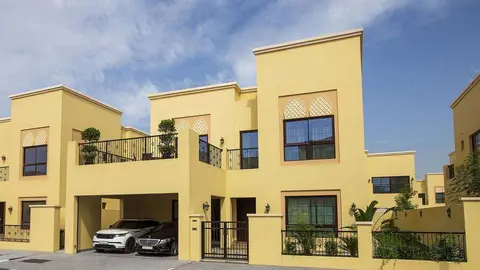 Un grupo de viviendas en Dubai.