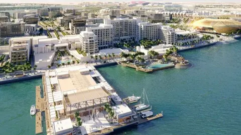 El proyecto Yas Bay en Abu Dhabi. (Twitter)