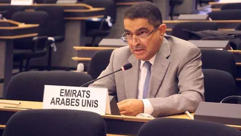 El embajador Obaid Salem Al Zaabi, representante permanente de EAU ante las Naciones Unidas. (WAM)