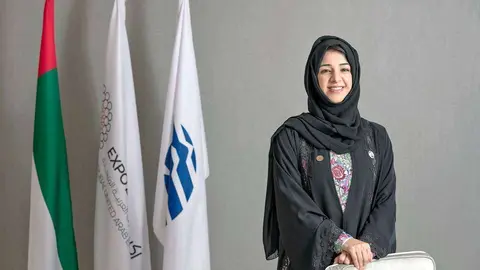 Su Excelencia Reem Al Hashimy, Ministra de Estado de Cooperación Internacional de los EAU y Directora General de la Oficina de la Expo 2020 en Dubai. (Cedida)