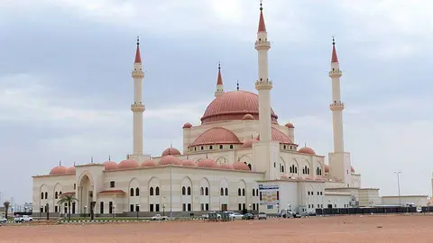 Una mezquita en la ciudad saudí de Hail.
